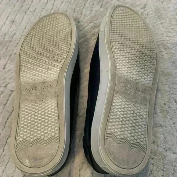 Cole Haan black leather slip ons - Picture 6 of 8